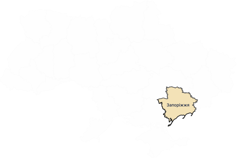 Карта зони: Запорізька область